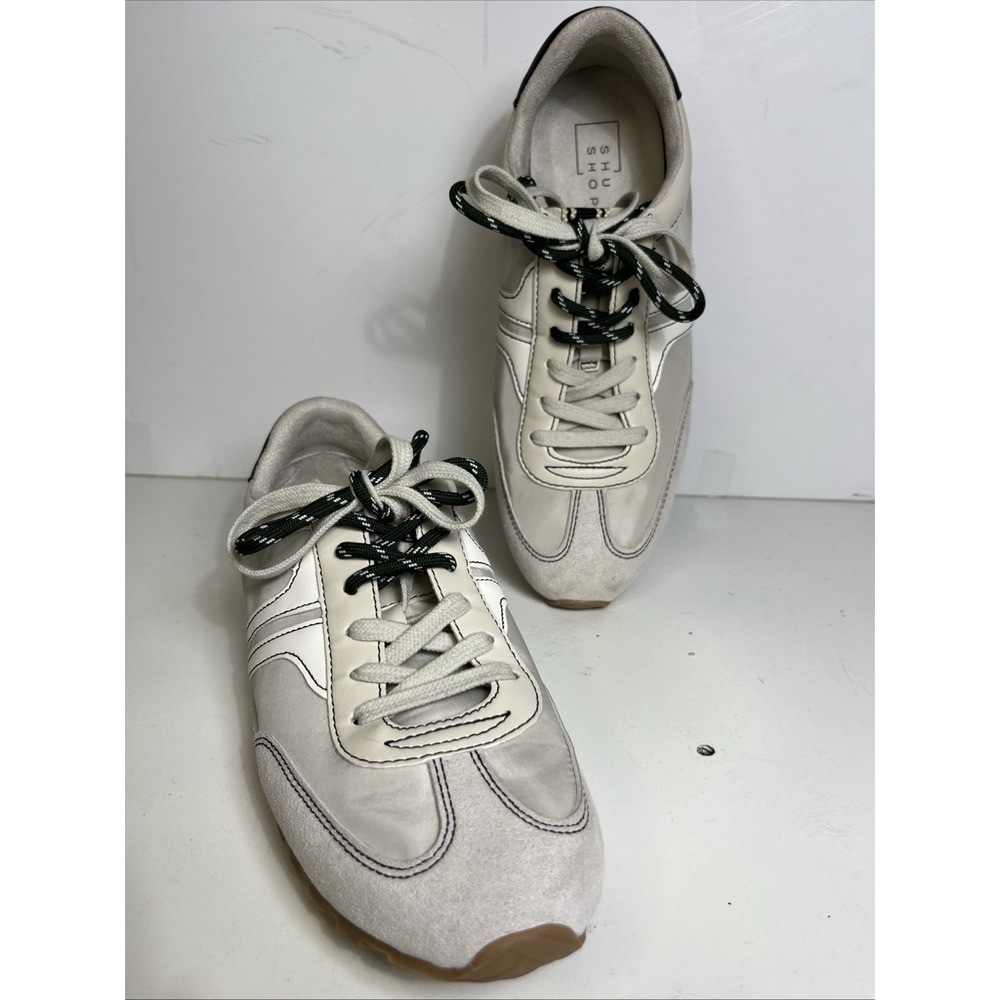 Shu Shop Retro Neutral Trainer Sneakers Cream White New Size 9